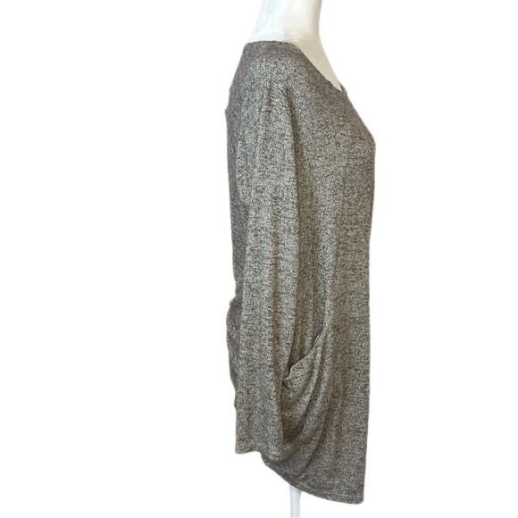 Baci Taupe Knit Sweater Tunic or Dress with Detached Cowl Neck. One Size. NWT! - Picture 8 of 13